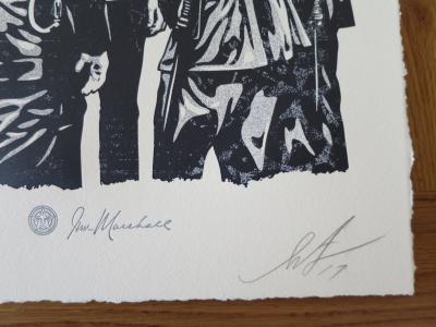 Shepard FAIREY (Obey) - Peaceful Protestor, 2017 - Sérigraphie signée numérotée 2