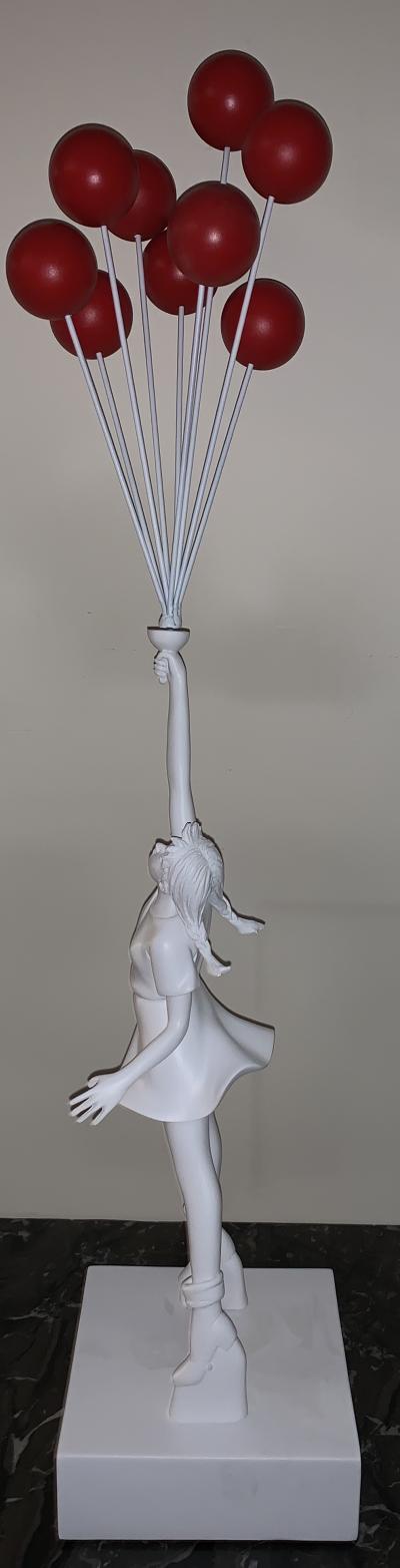 BANKSY (after) - Flying Balloons Girl, 2019 - Sculpture 2
