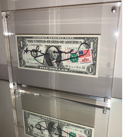 Andy WARHOL - 1$  - Billet signé 2