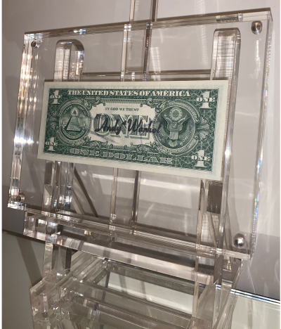 Andy WARHOL - 1$  - Billet signé 2