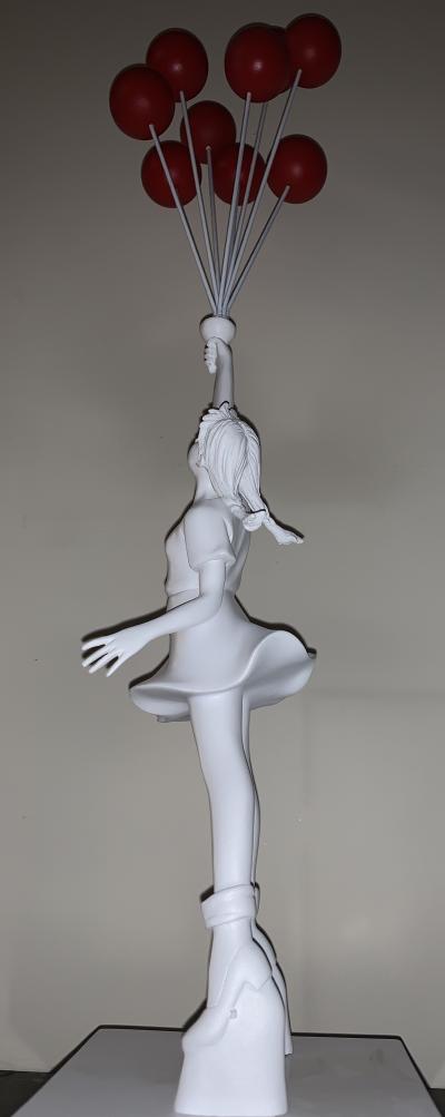 BANKSY (after) - Flying Balloons Girl, 2019 - Sculpture 2