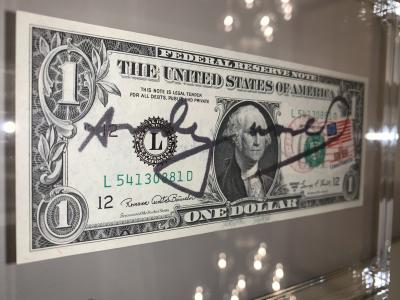 Andy WARHOL - 1$  - Billet signé 2