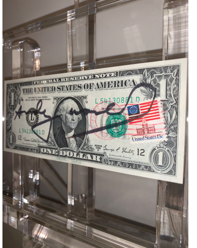 Andy WARHOL - 1$  - Billet signé 2