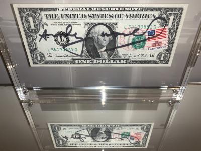 Andy WARHOL - 1$  - Billet signé 2