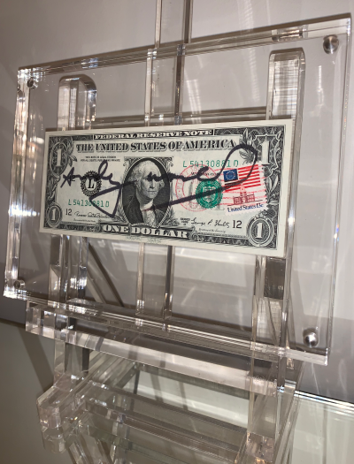 Andy WARHOL - 1$  - Billet signé 2