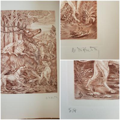 Joseph BEDIER - Le roman de Tristan et Iseut - Grand volume in-4 en feuilles 2