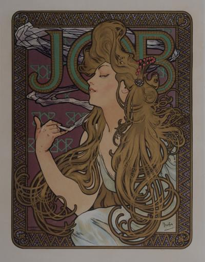 Alphonse MUCHA - Job, 1899 - Affiche lithographique originale 2