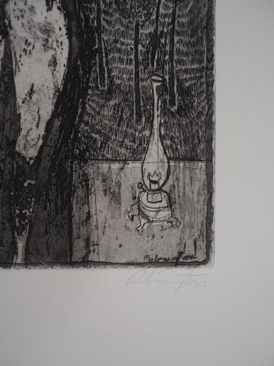 Norman RUBINGTON : Danse de nuit, 1950 - Gravure originale et aquatinte signée au crayon 2