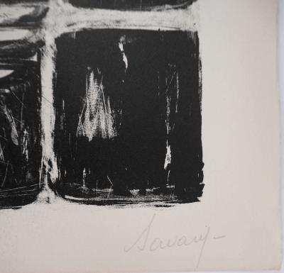 Robert SAVARY - Marin endormi, 1950 - Lithographie originale signée au crayon 2