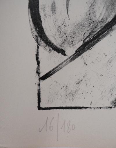 Robert SAVARY - Marin endormi, 1950 - Lithographie originale signée au crayon 2
