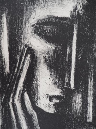 Maurice ROCHER : Amour, 1950 - Lithographie originale signée signée au crayon 2