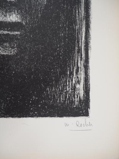 Maurice ROCHER : Amour, 1950 - Lithographie originale signée signée au crayon 2