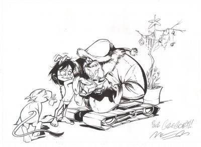 José-Luis Munuera - Nävis - Dessin 2