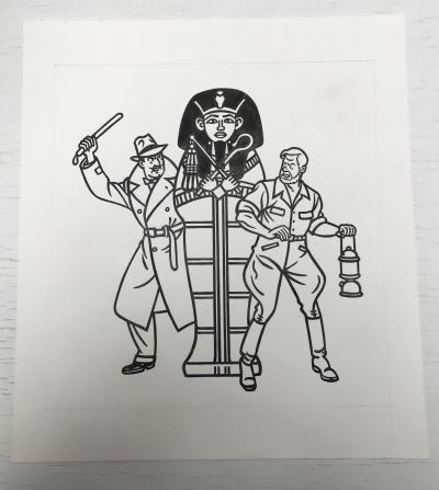 Jacobs Studio - Blake et Mortimer Egypte - Dessin 2