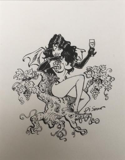 Bruno Di Sano - Diablesse de Bacchus, 2004 - Dessin 2
