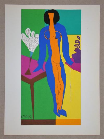 Henri MATISSE (d’après) - Zulma, 1958 - Lithographie signée et datée 2