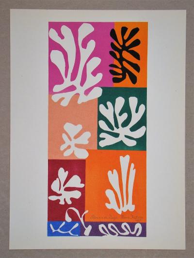 Henri MATISSE (d’après) - Fleurs De Neige, 1958 - Lithographie 2