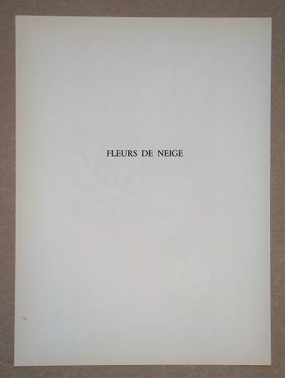 Henri MATISSE (d’après) - Fleurs De Neige, 1958 - Lithographie 2
