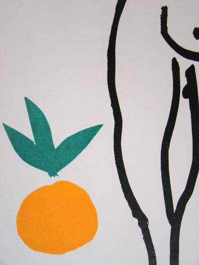 Henri MATISSE (d’après) - Nu Aux Oranges, 1958 - Lithographie monogrammée 2
