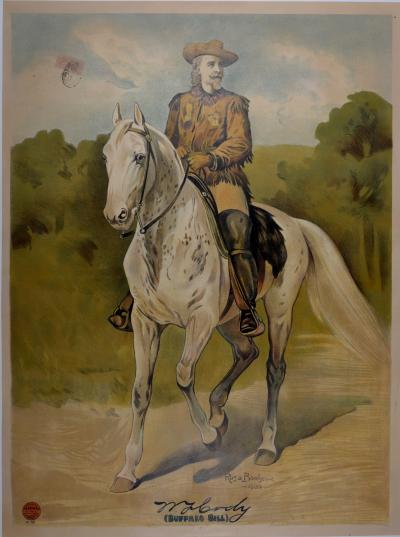 ROSA BONHEUR - Buffalo Bill, 1905 - Original lithographic poster 2