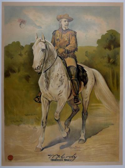 ROSA BONHEUR - Buffalo Bill, 1905 - Original lithographic poster 2