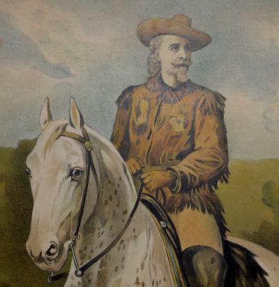 ROSA BONHEUR - Buffalo Bill, 1905 - Original lithographic poster 2