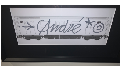 André Saraiva (Mr. A) - Fast Train - Dessin 2