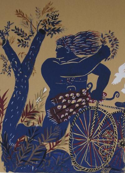 Alexandre FASSIANOS - Composition pour les Jeux Olympiques, 1992 -Grande lithographie originale signée au crayon 2