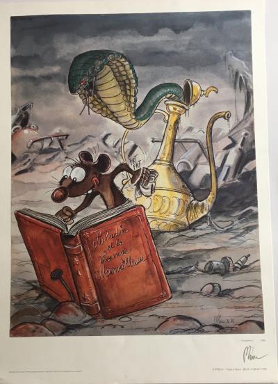Ptiluc - Les Rats - Sérigraphie 2