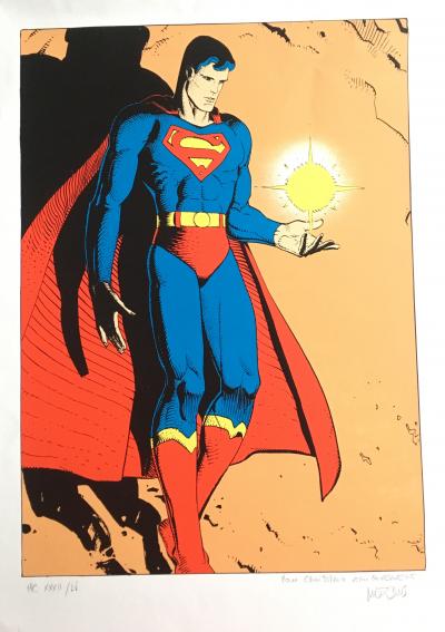 Moebius - Superman - Sérigraphie 2