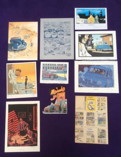 Ex-libris signés par différents auteurs de bande dessinée 2