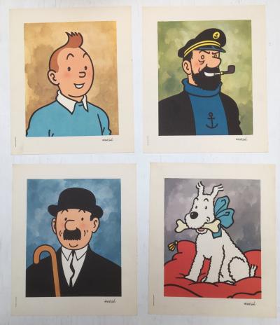 Hergé - Portrait Tintin - Pochette 2