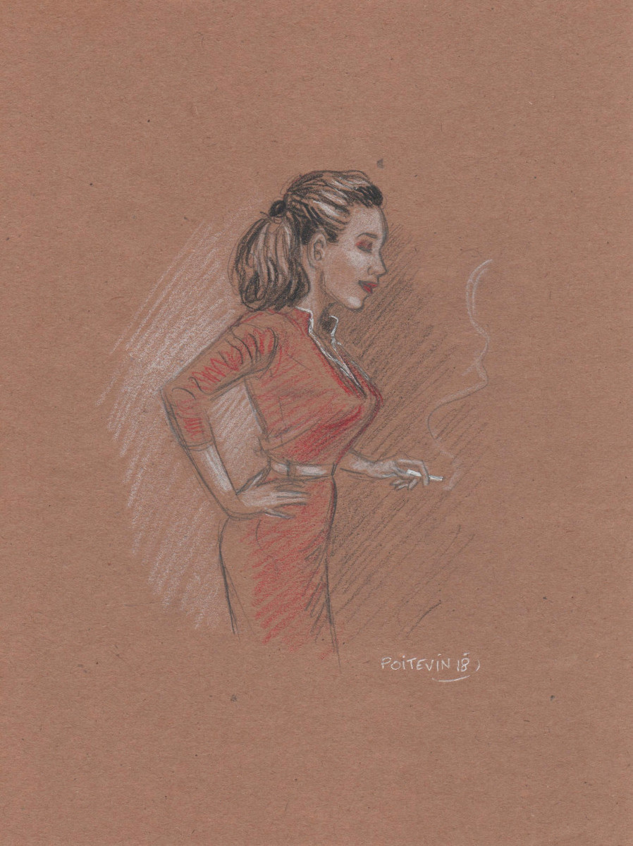 Arnaud POITEVIN Pin up Dessin Sign Bandes Dessin es Plazzart arnaud-poitevin-pin-up-dessin-sign-bandes-dessin-es-plazzart