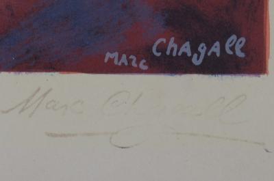 Marc CHAGALL - Bonjour Paris, 1972 - Lithographie signée 2