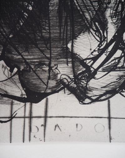 DADO : Monstre, 1997 - Gravure originale signée au crayon 2