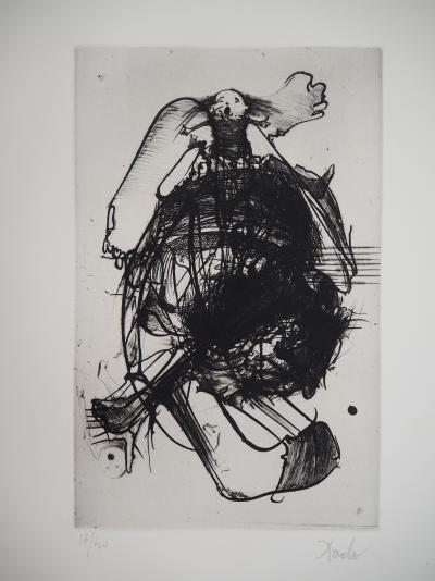 DADO : Sisyphe, 1997 - Gravure originale signée au crayon 2