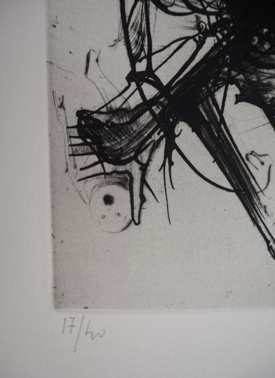 DADO : Sisyphe, 1997 - Gravure originale signée au crayon 2
