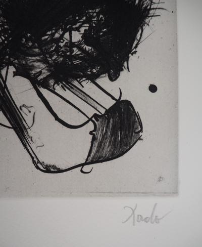 DADO : Sisyphe, 1997 - Gravure originale signée au crayon 2