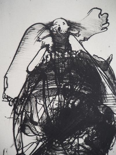 DADO : Sisyphe, 1997 - Gravure originale signée au crayon 2