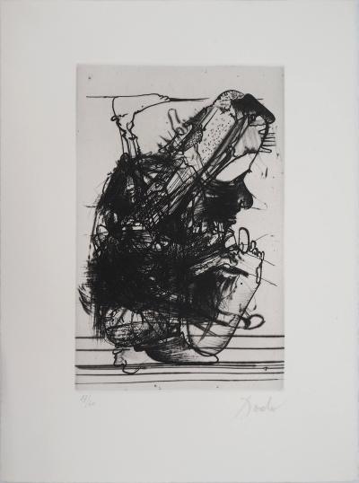 DADO : Personnage surréaliste, 1997 - Gravure originale signée au crayon 2