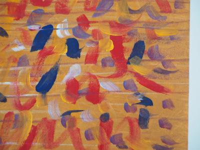 Ervin NEUHAUS : Automne, Gouache originale signée 2