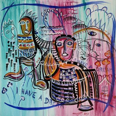 Patrick COUSSOT BEX - I have a dream 2, 2019 - Acrylique sur toile 2