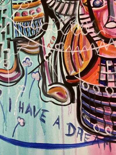 Patrick COUSSOT BEX - I have a dream 2, 2019 - Acrylique sur toile 2