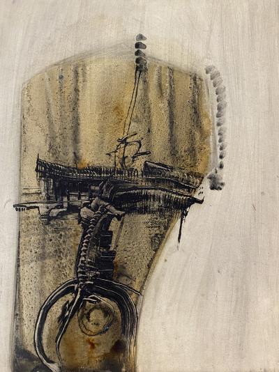 Jean-Pierre VIELFAURE - Mont à Mufle Rageur, 1960 - Huile sur toile 2