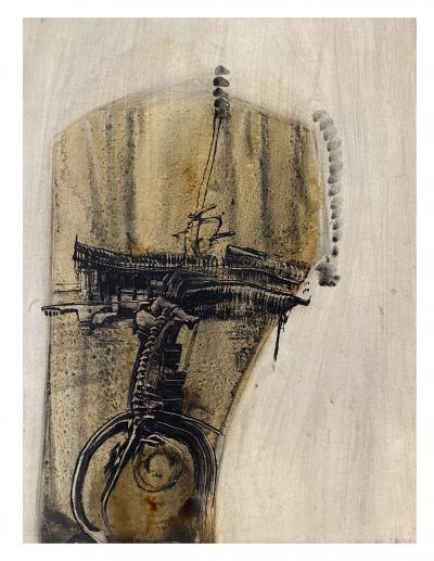 Jean-Pierre VIELFAURE - Mont à Mufle Rageur, 1960 - Huile sur toile 2