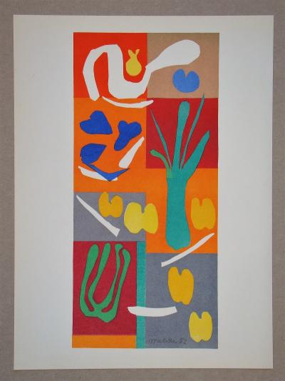 Henri MATISSE (d’après) - Végétaux, 1958 - Lithographie signée et datée 2