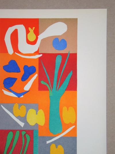 Henri MATISSE (d’après) - Végétaux, 1958 - Lithographie signée et datée 2