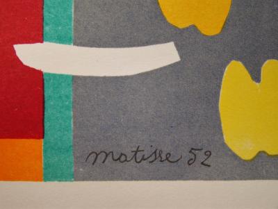 Henri MATISSE (d’après) - Végétaux, 1958 - Lithographie signée et datée 2
