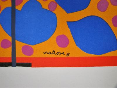 Henri MATISSE (d’après) - Lierre En Fleur, 1958 - Lithographie signée et datée 2