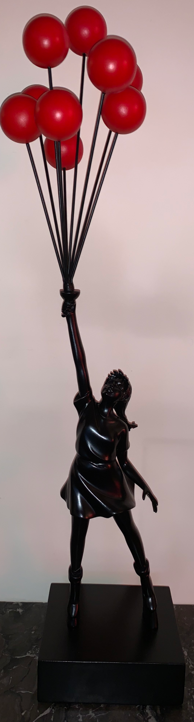 BANKSY (d’après) - Flying Balloons Girl, 2019 - Sculpture 2